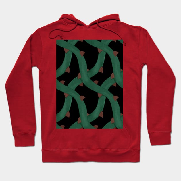 Thorny Vines Hoodie by inatorinator